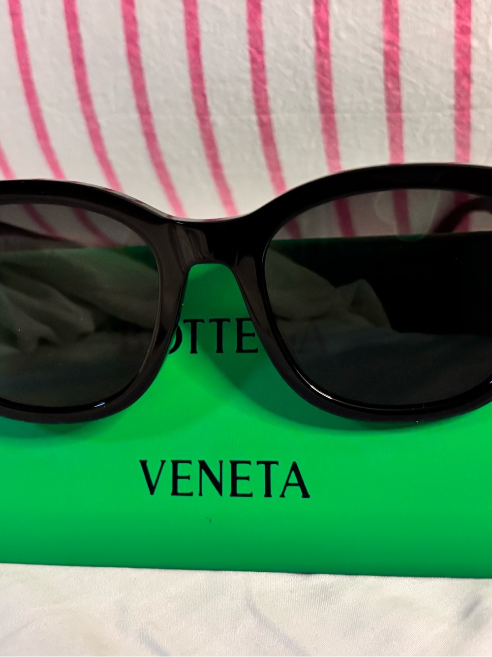 Bottega Veneta Black Women's Sunglasses